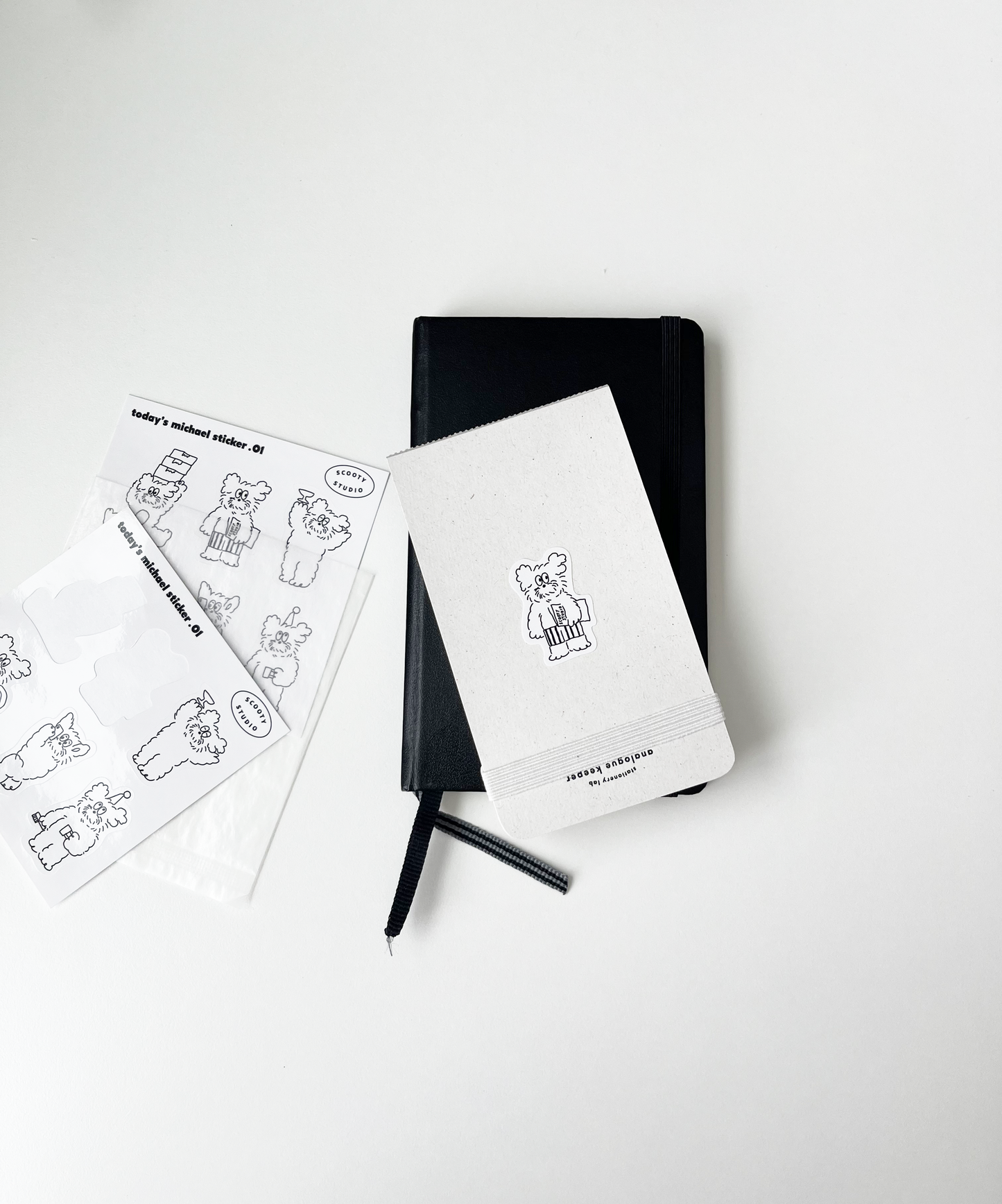 Scooty Studio Today's Michael Sticker 01