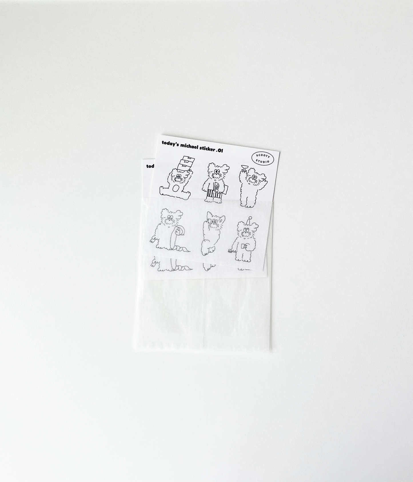 Scooty Studio Today's Michael Sticker 01