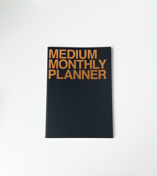 Medium Monthly Planner Notebook