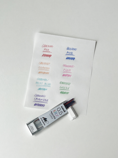 Uni Nano Dia Color Erasable Lead 0.5mm (Mix)