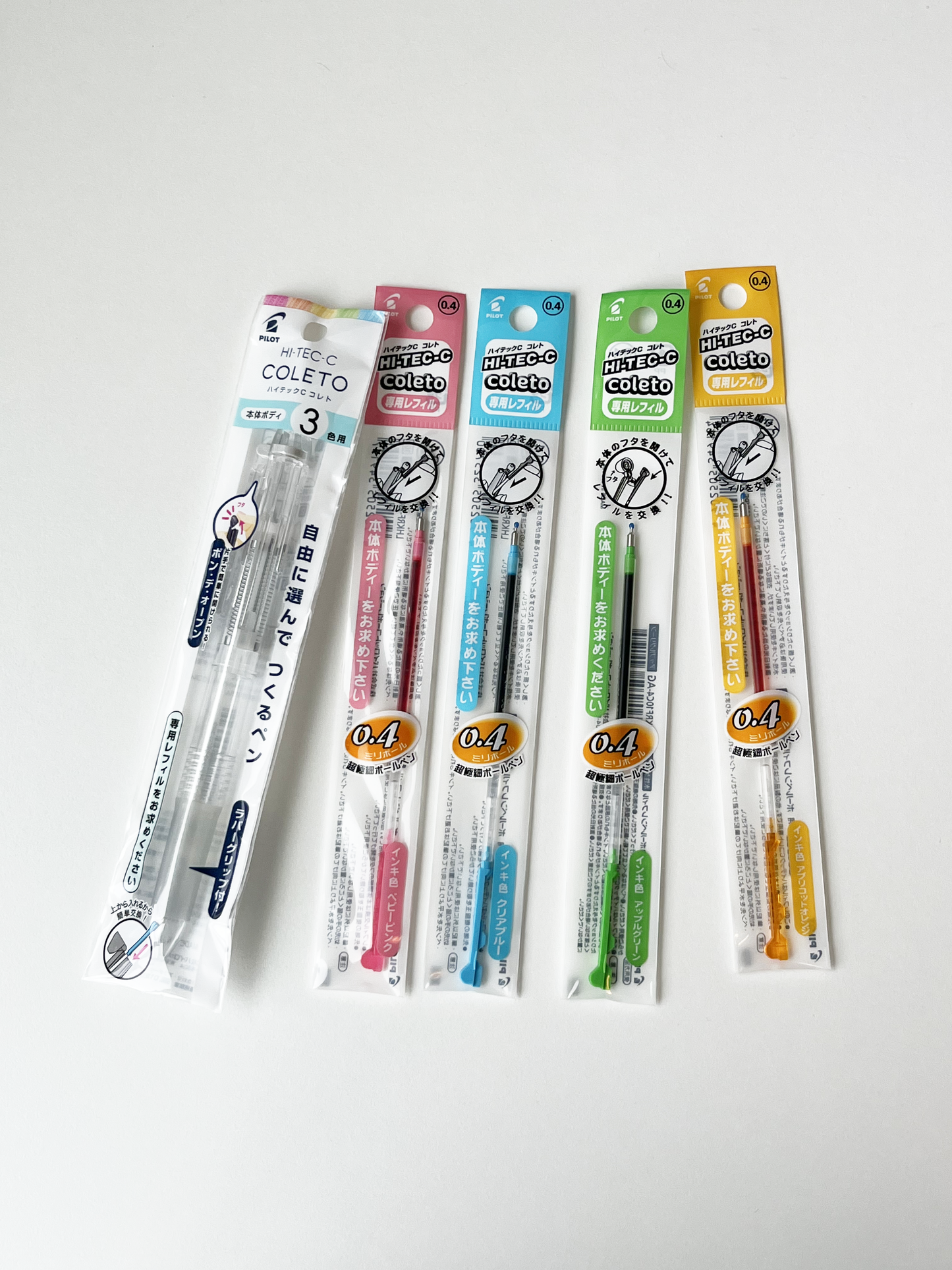 Pilot Hi-Tec-C Coleto Gel Ink Pen Set