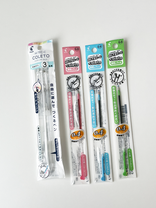 Pilot Hi-Tec-C Coleto Gel Ink Pen Set