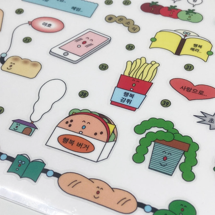 Happy friends sticker - hand in glove