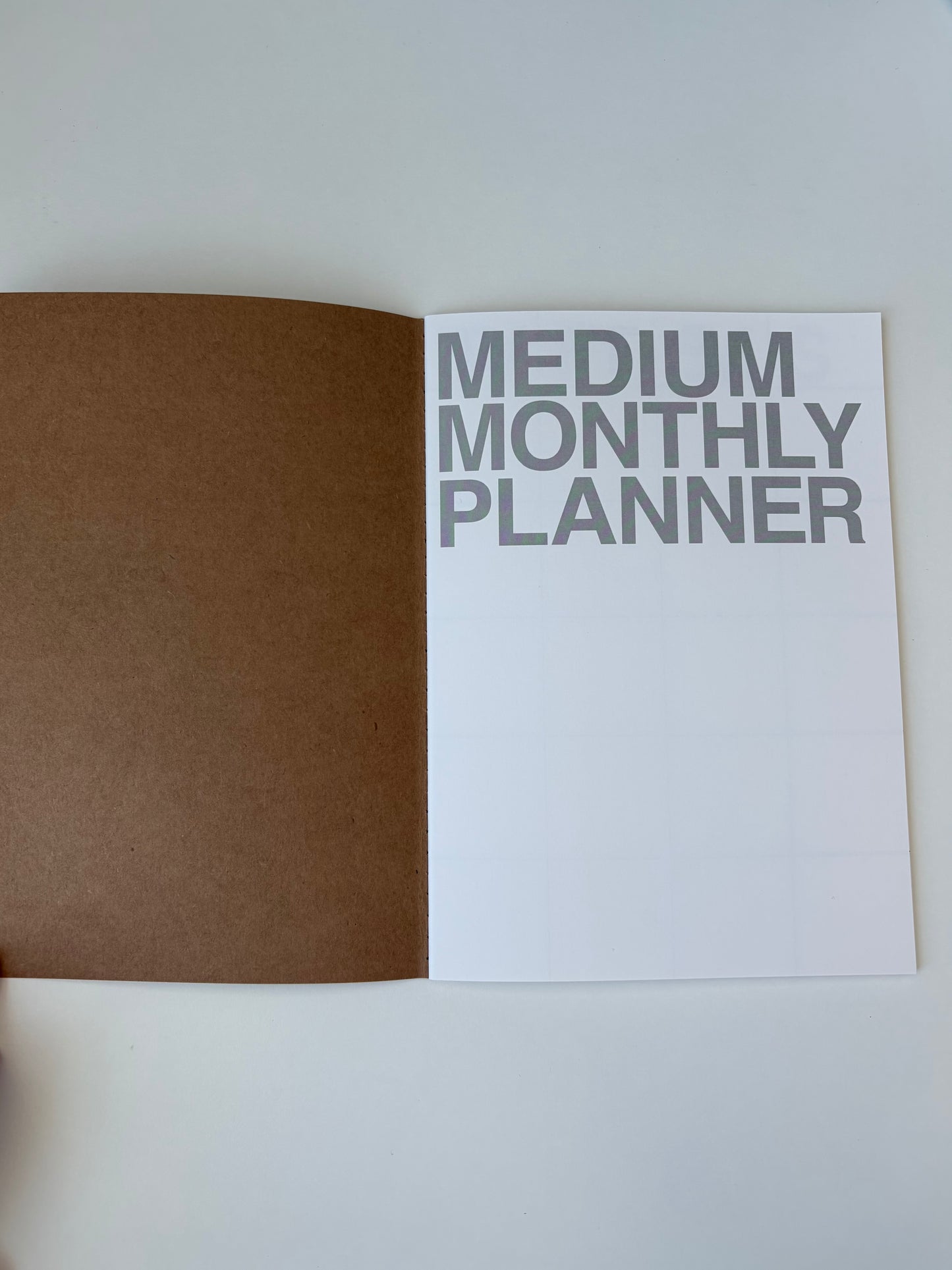 Medium Monthly Planner Notebook