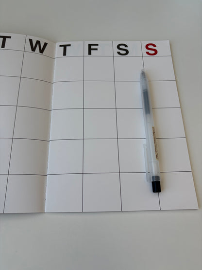 Medium Monthly Planner Notebook