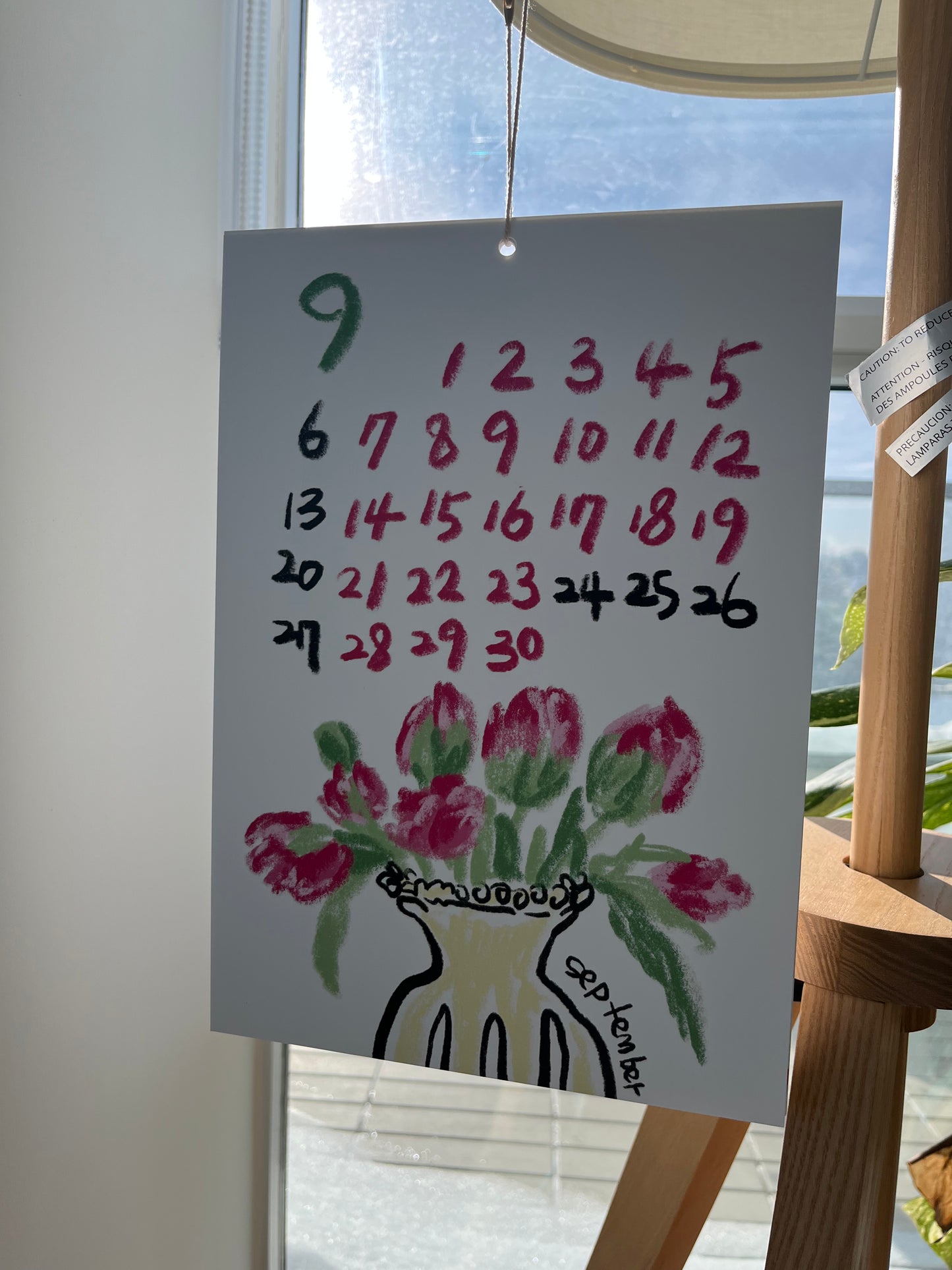 2026 Illustrated Wall Calendar (A4)