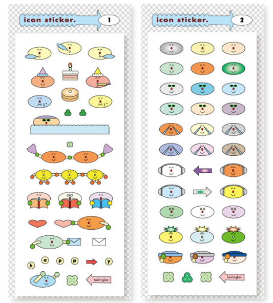 Icon sticker-hand in glove