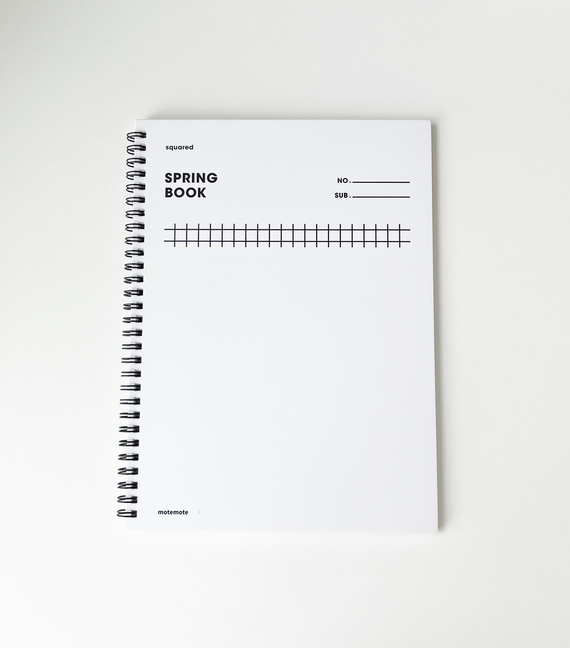 Motemote Squared Notebook Portrait 5mm Grid – Editorial Grid