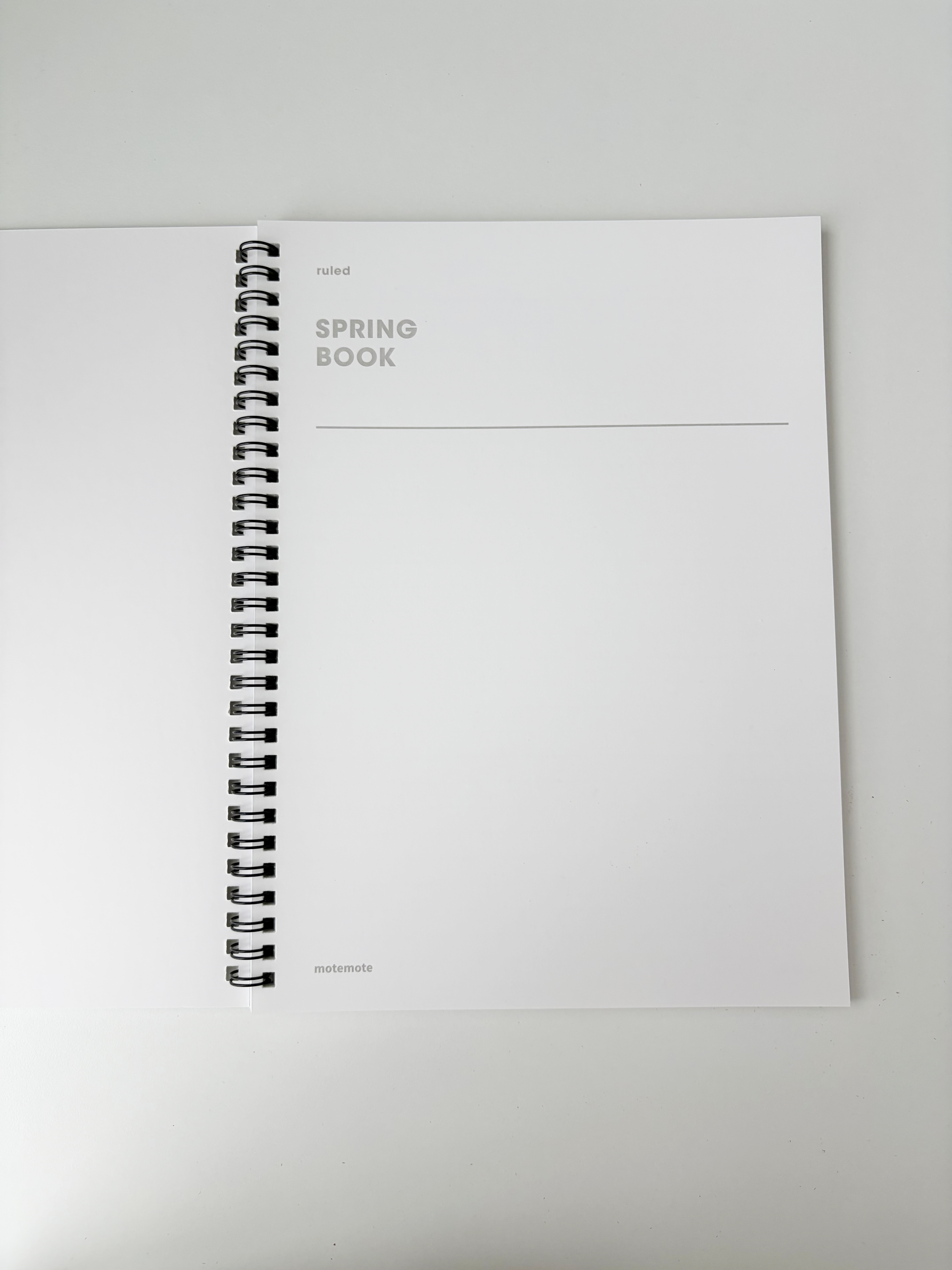 Motemote Ruled Notebook Portrait