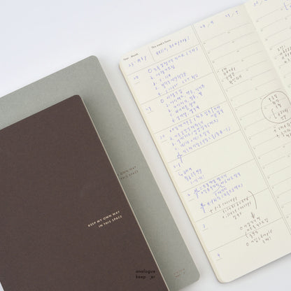 Analogue Keeper Space Diary - 1 year (2 colors)