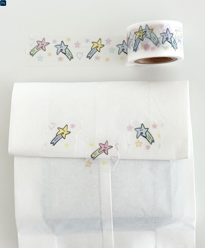 Scooty Big Stella Washi Tape