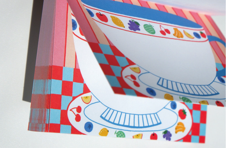 Fruit Tableware Memo Pad - Fruity Ring Teacup