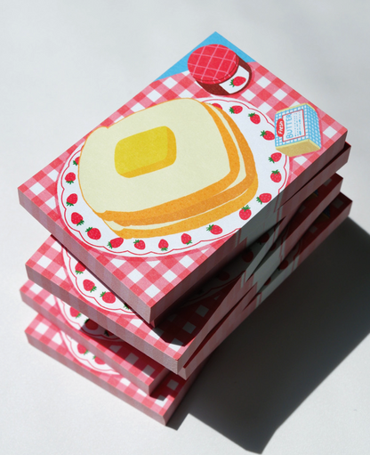 Fruit Tableware Memo Pad - Very Good Morning Plate