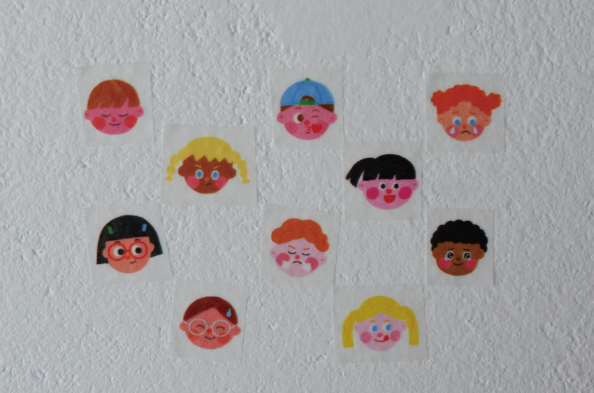 Cute faces Washi Tape