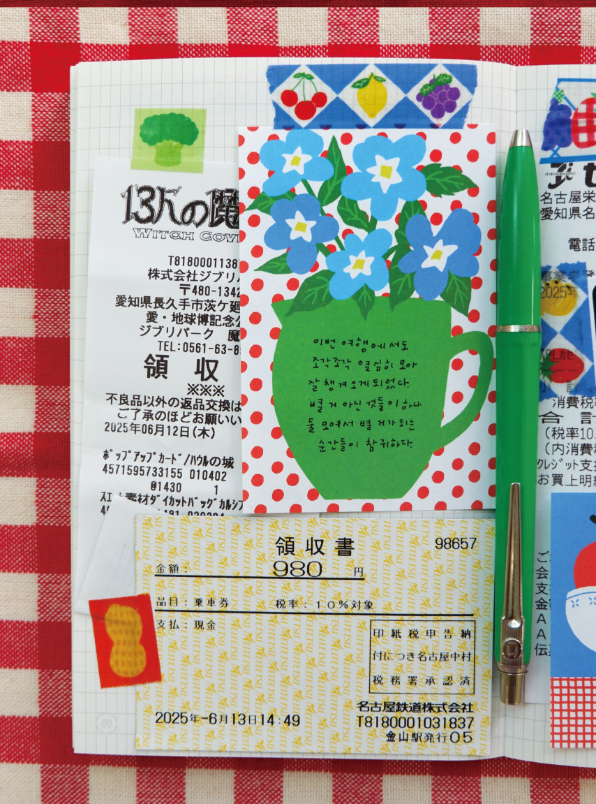 Vase of Bloom Memo Pad – Blue Flower