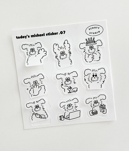 Scooty Studio Today's Michael Sticker 07