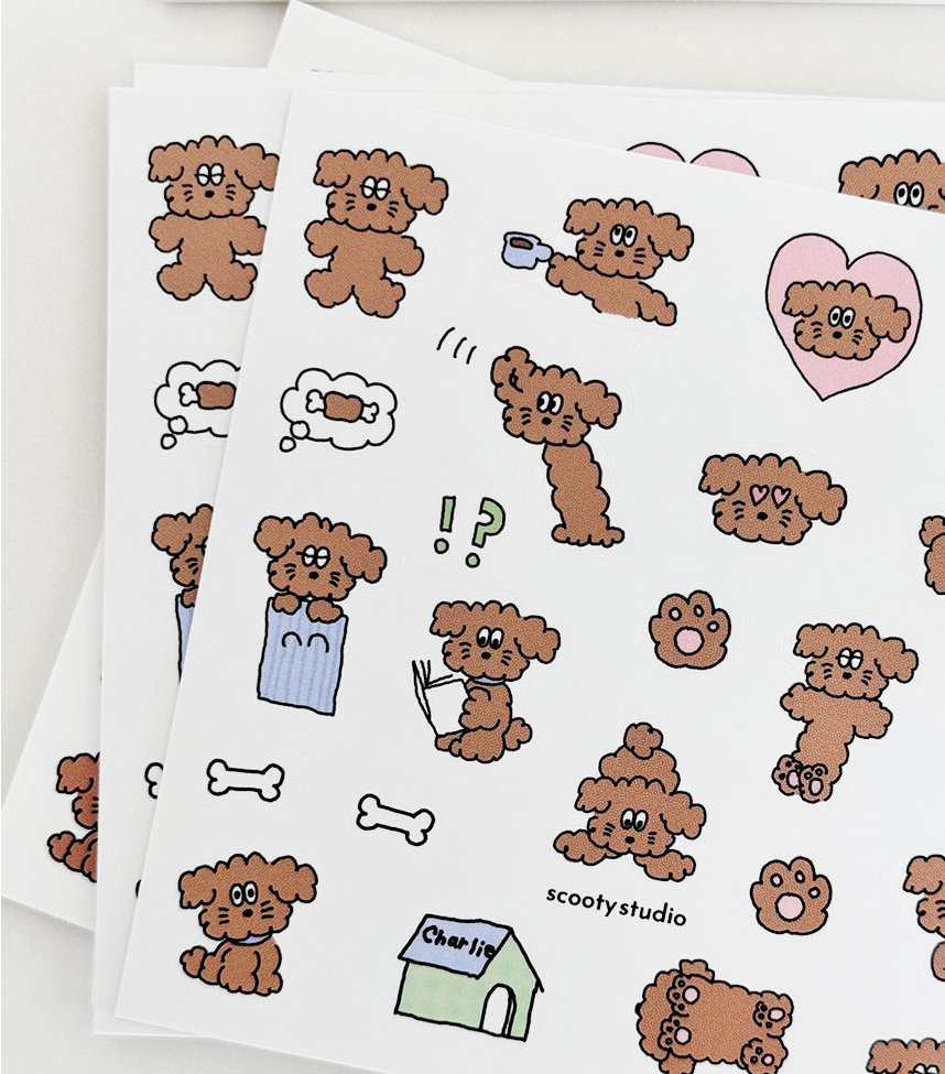 Scooty Studio Charlie Sticker 03
