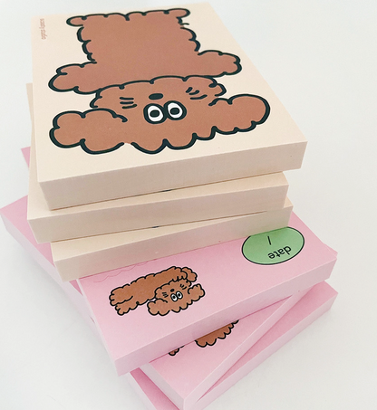 Scooty Studio Charlie Memopad-Brown