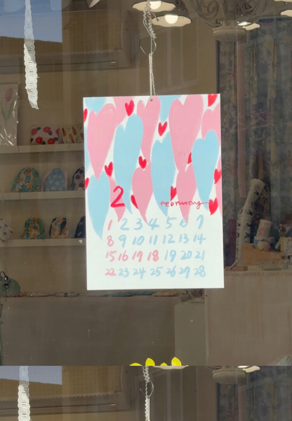 2026 Illustrated Wall Calendar (A4)