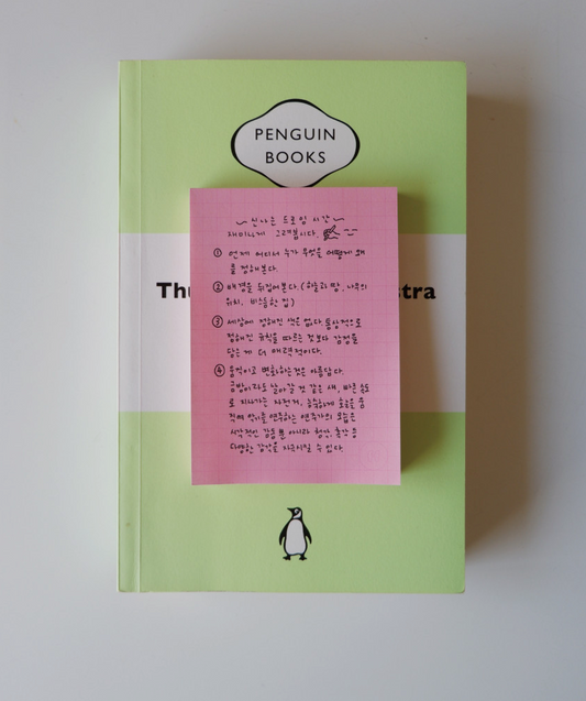 Fruit fries memo pad - Vintage Stripe