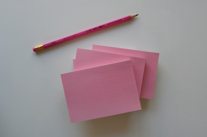 Fruit fries memo pad -  Vintage Stripe