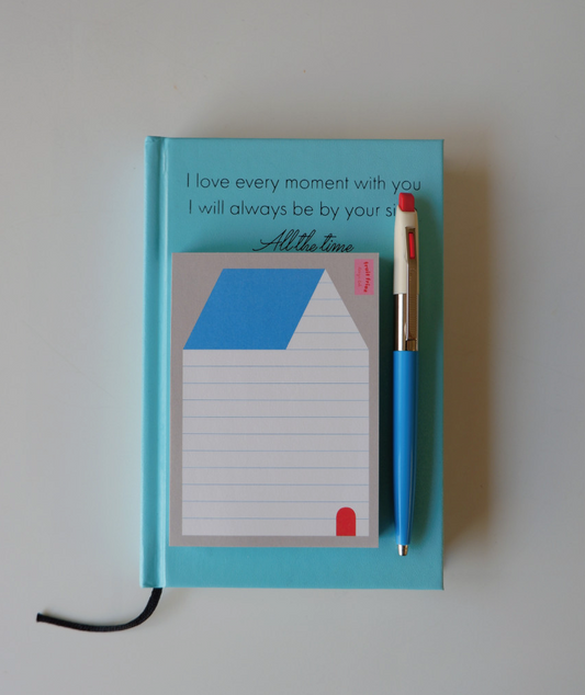 Fruit fries memo pad -  Blue roof