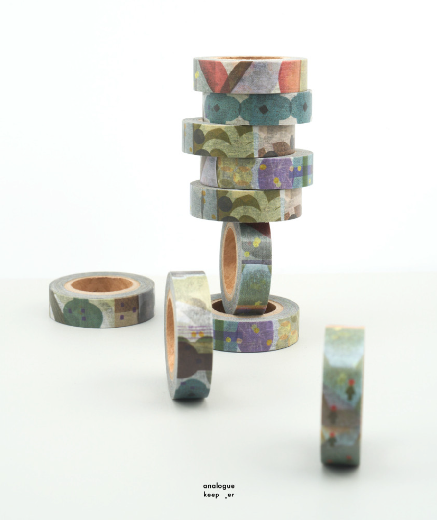 Analogue Keeper - Colorchip Masking Tape Washi Tape(2 Types)
