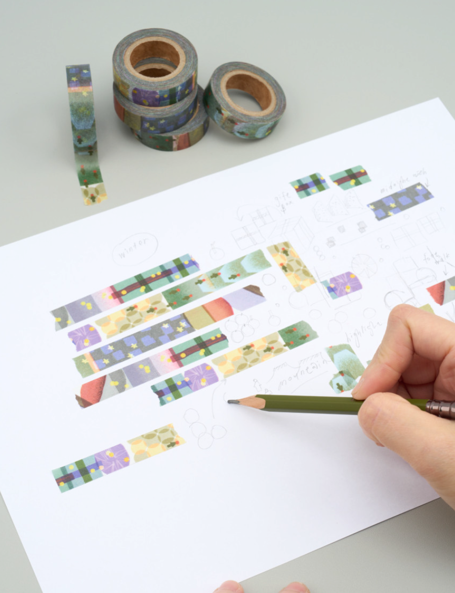 Analogue Keeper - Colorchip Masking Tape Washi Tape(2 Types)