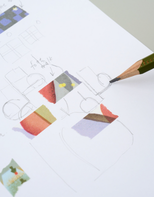 Analogue Keeper - Colorchip Masking Tape Washi Tape(2 Types)