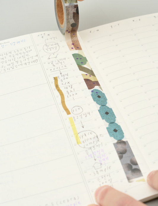 Analogue Keeper - Colorchip Masking Tape Washi Tape(2 Types)
