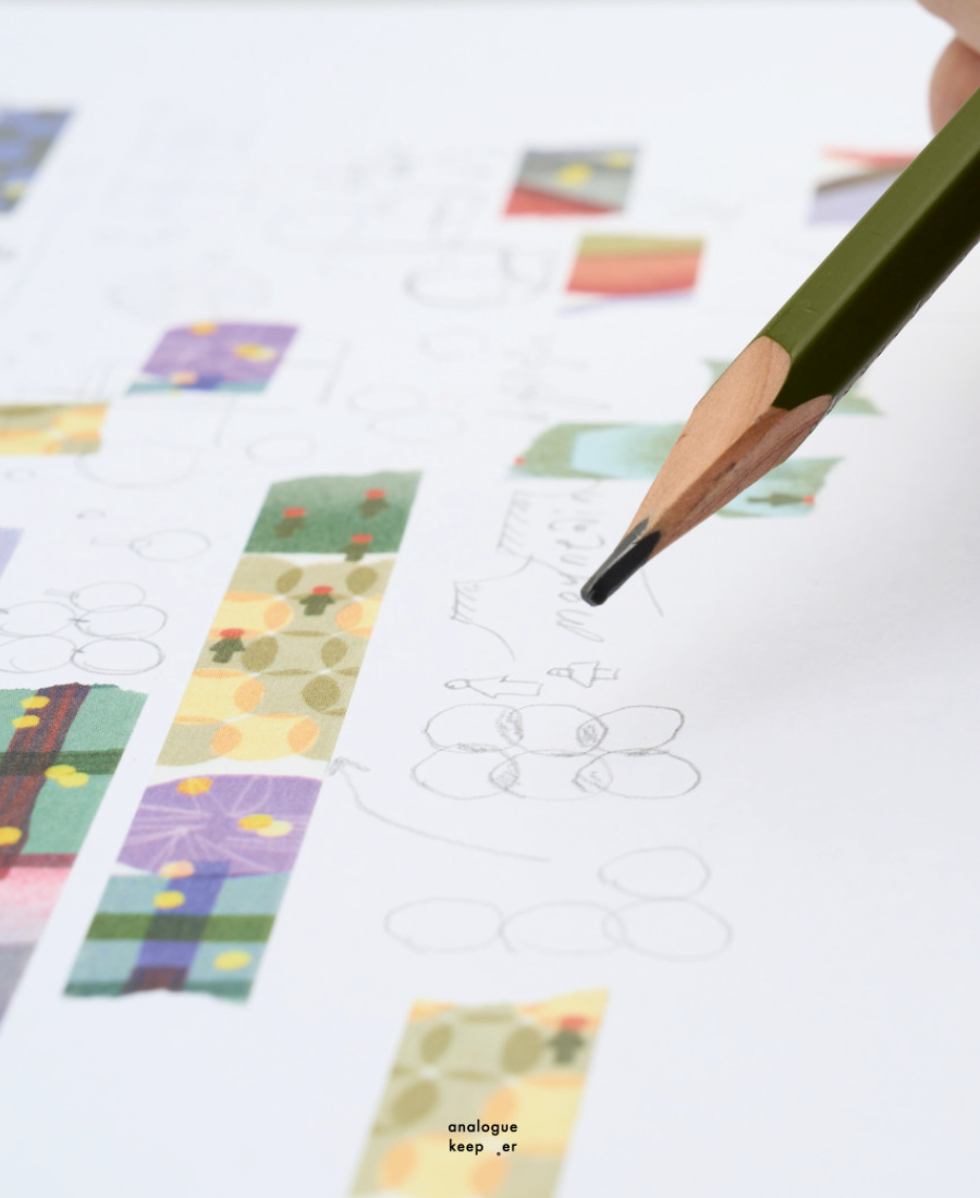 Analogue Keeper - Colorchip Masking Tape Washi Tape(2 Types)