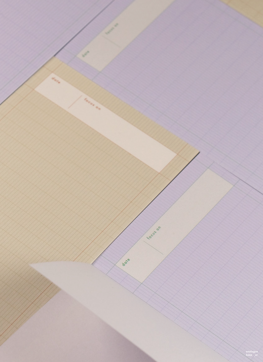 Analogue Keeper - Brief Memopad(2 Types)