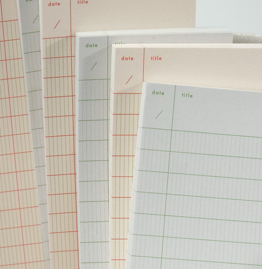 Analogue Keeper - Checklist Memopad(2 Types)