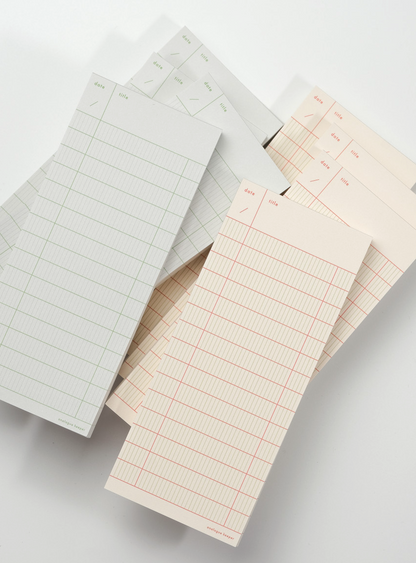 Analogue Keeper - Checklist Memopad(2 Types)