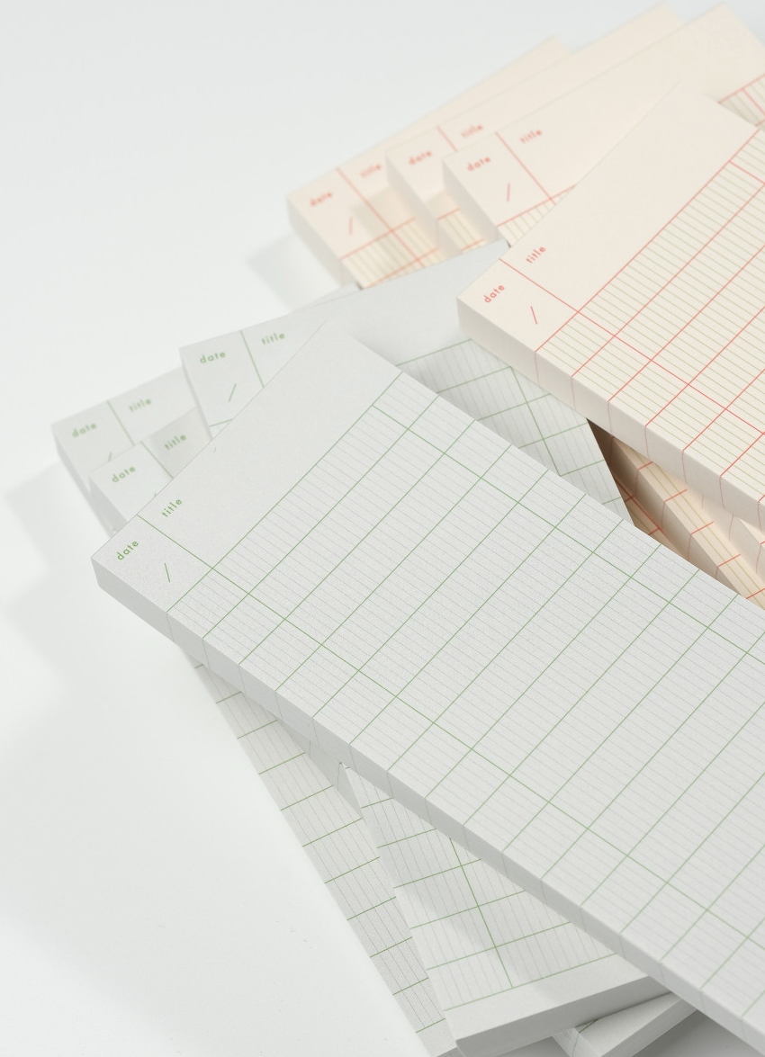 Analogue Keeper - Checklist Memopad(2 Types)