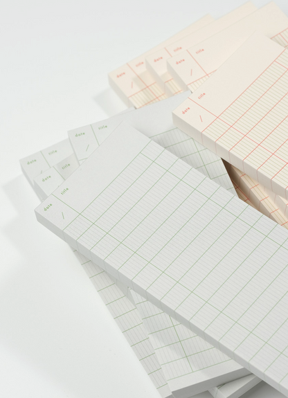 Analogue Keeper - Checklist Memopad(2 Types)