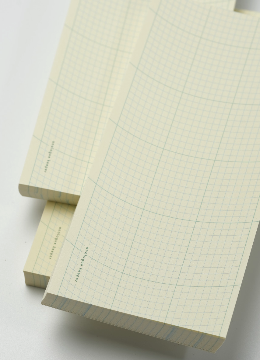 Analogue Keeper - Oval Grid Memopad(4 types)