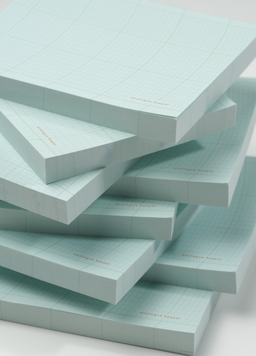 Analogue Keeper - Oval Grid Memopad(4 types)