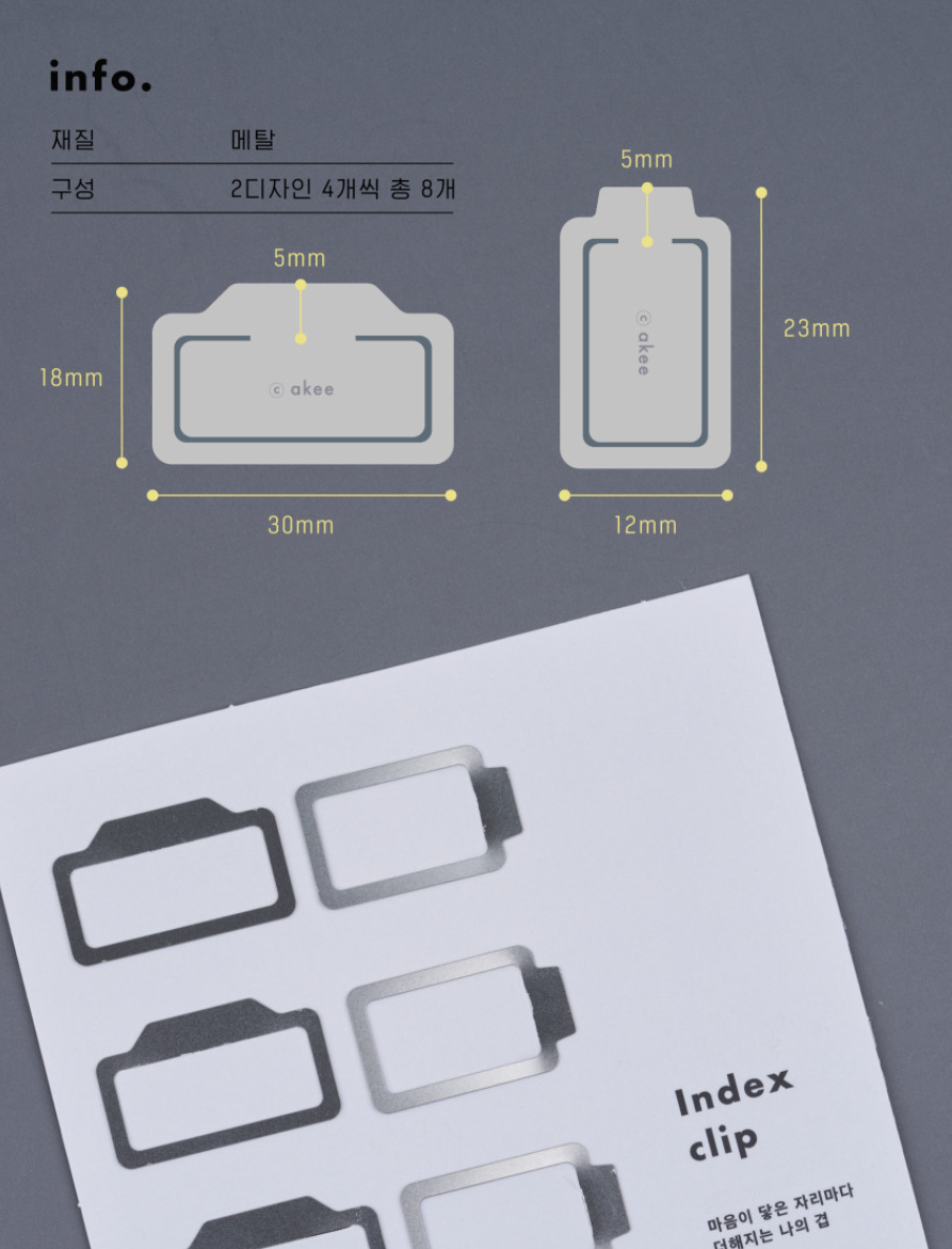 Analogue Keeper - Index Clip Tab