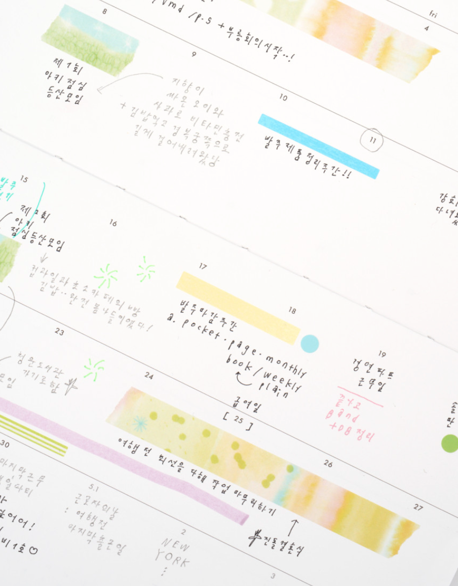 Analogue Keeper - Colorchip Masking Tape Summer Washi Tape