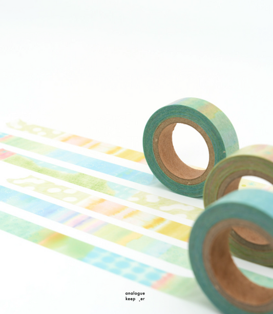 Analogue Keeper - Colorchip Masking Tape Summer Washi Tape