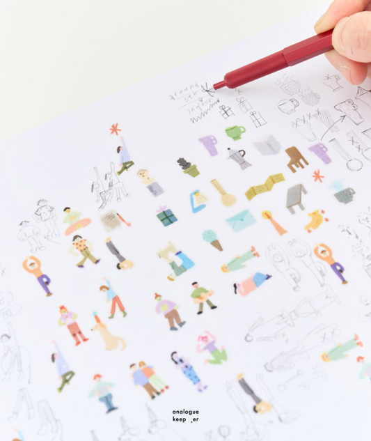 Analogue Keeper - Around Sticker Activity Set (2 Types)