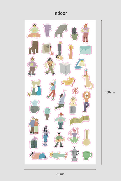 Analogue Keeper - Around Sticker Activity Set (2 Types)