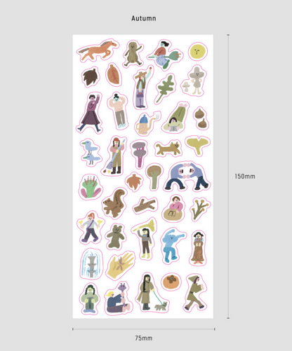 Analogue Keeper - Around Sticker Wonder Season Sticker Set (2 Types)