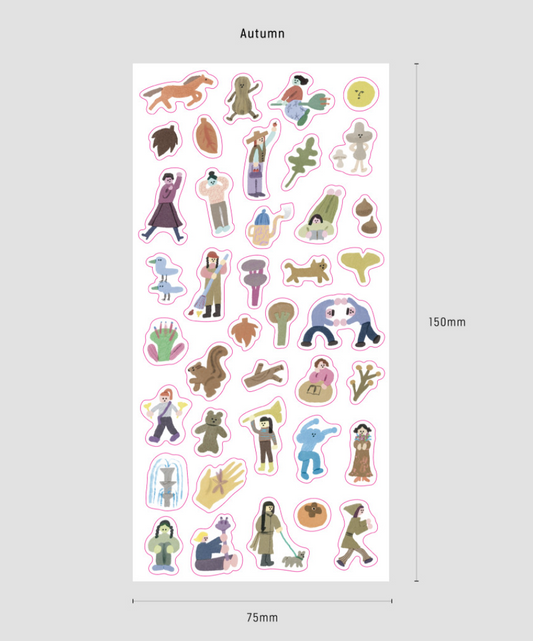 Analogue Keeper - Around Sticker Wonder Season Sticker Set (2 Types)