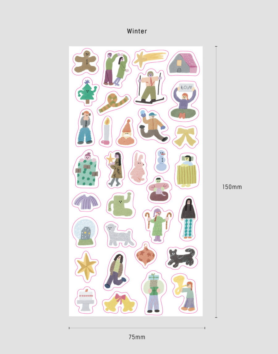 Analogue Keeper - Around Sticker Wonder Season Sticker Set (2 Types)