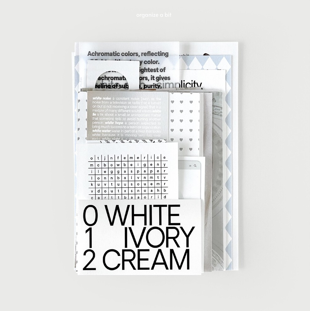 Organize a bit - White Pack