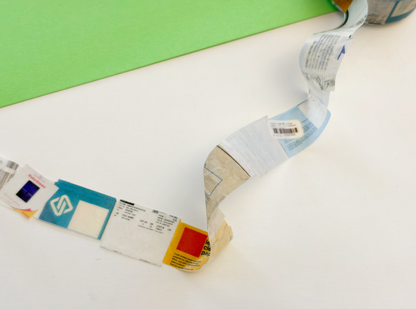 On Your Mind -  Rolled Receipts Washi Tape