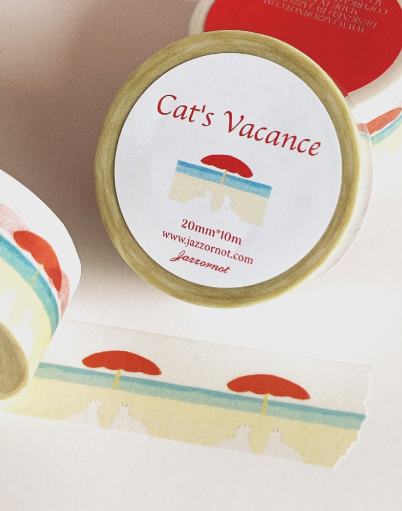 JAZZ OR NOT - Cat’s Vacance Masking Tape