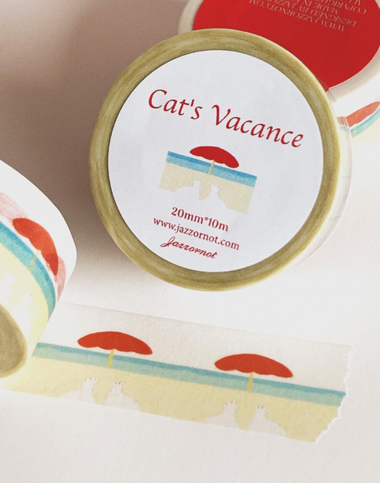 JAZZ OR NOT - Cat’s Vacance Masking Tape